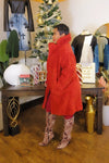 Beary Good Sherpa Coat (Crimson)