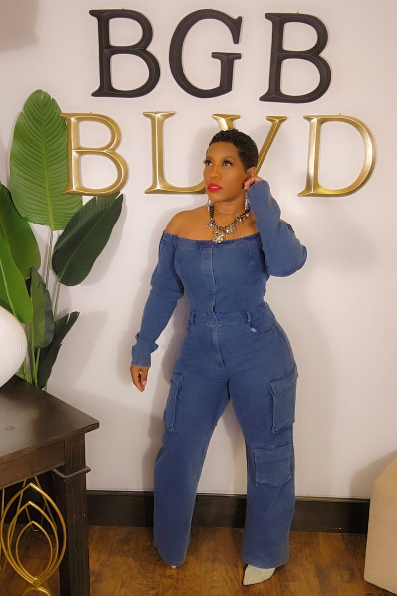 The One Denim Jumpsuit