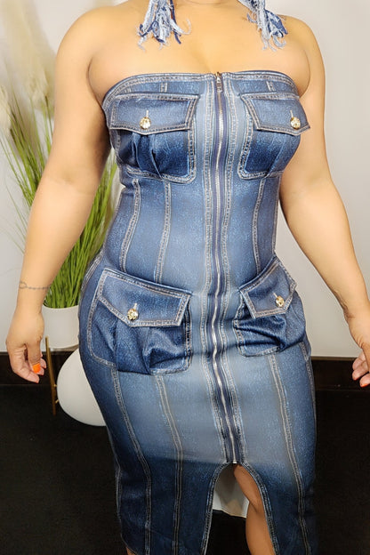 Carly Cargo Dress- Available for pre-order- Ships on or before 5/2/25