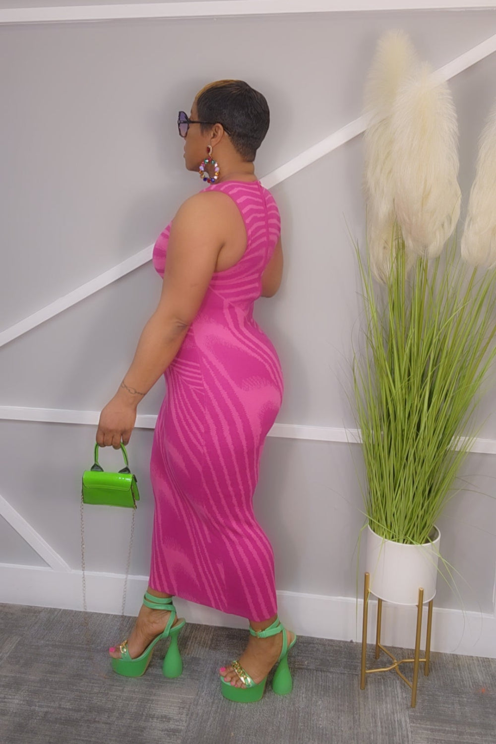 Whitney (Pink) Maxi Dress