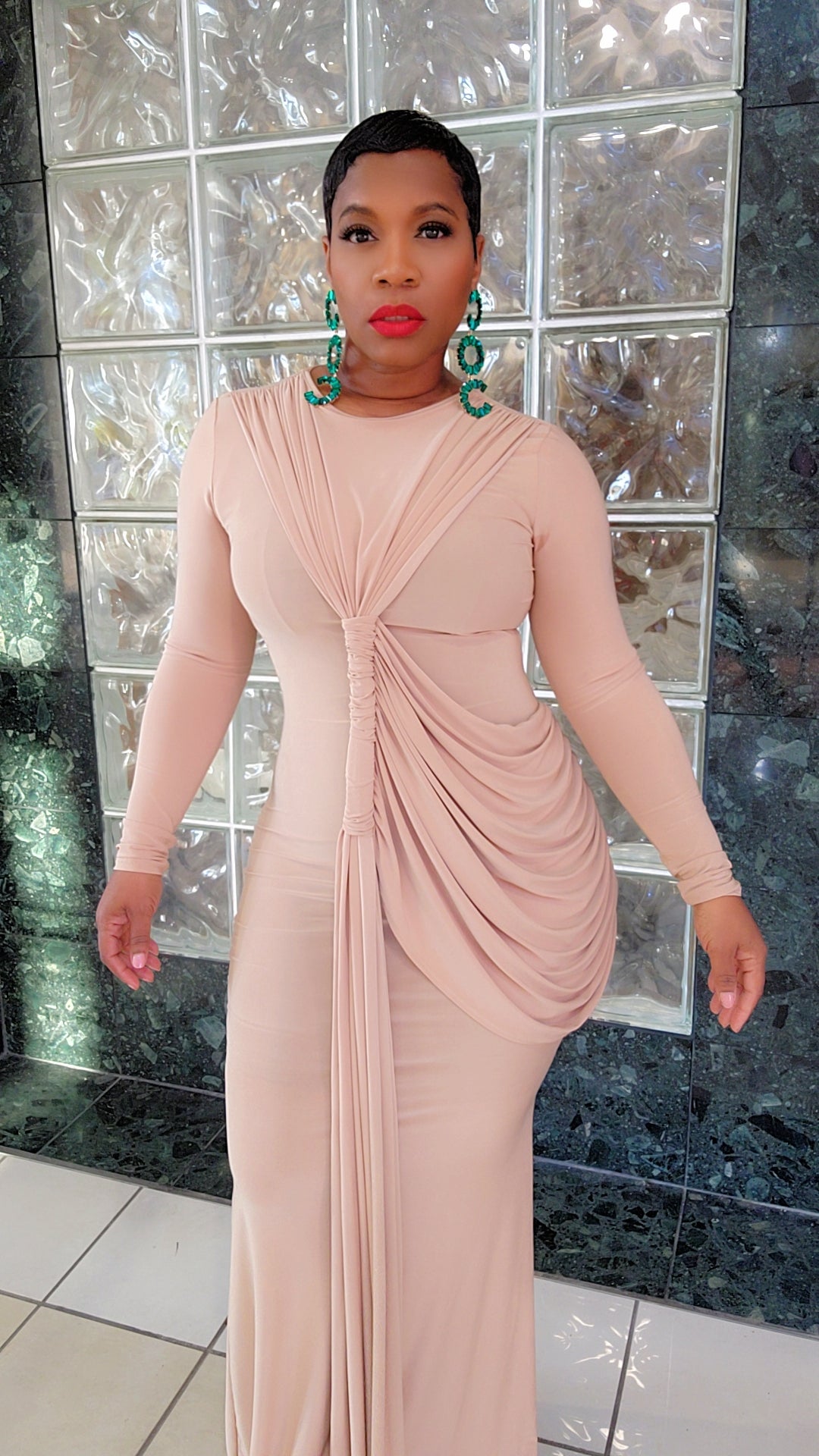 Dream Girl Maxi Dress (Nude)