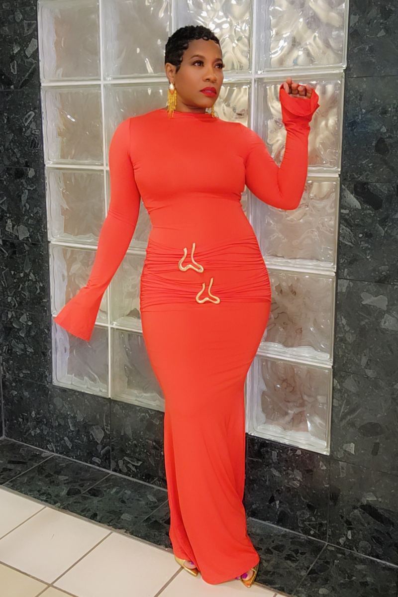 Bianca Maxi Dress (red)