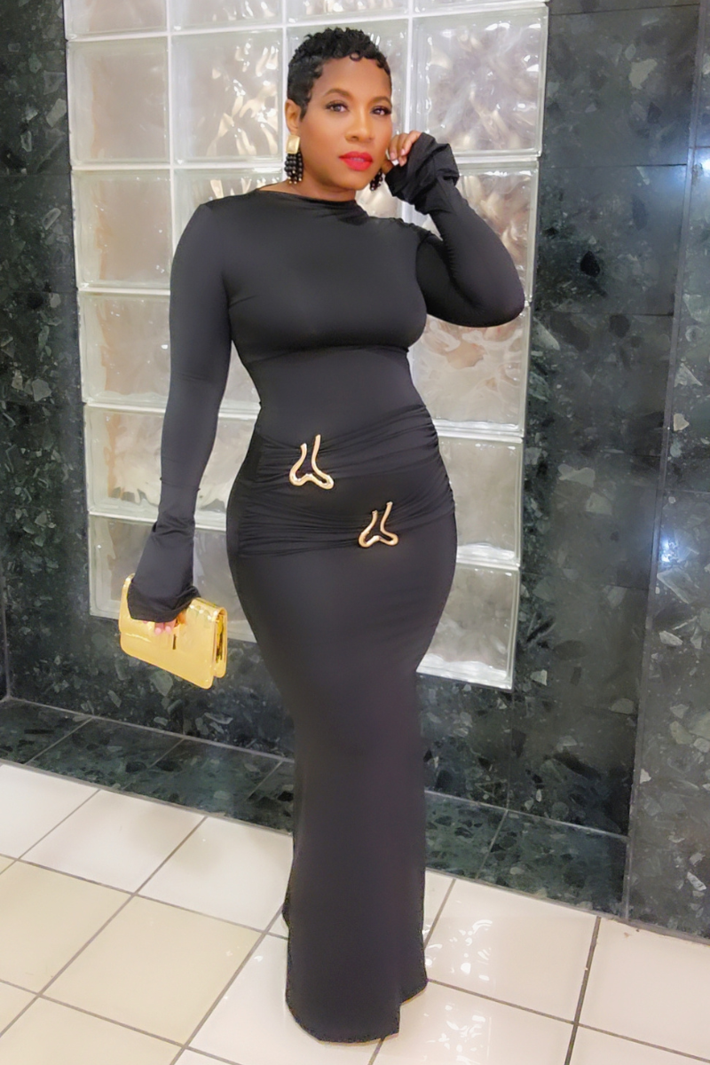 Bianca Maxi Dress (blk)