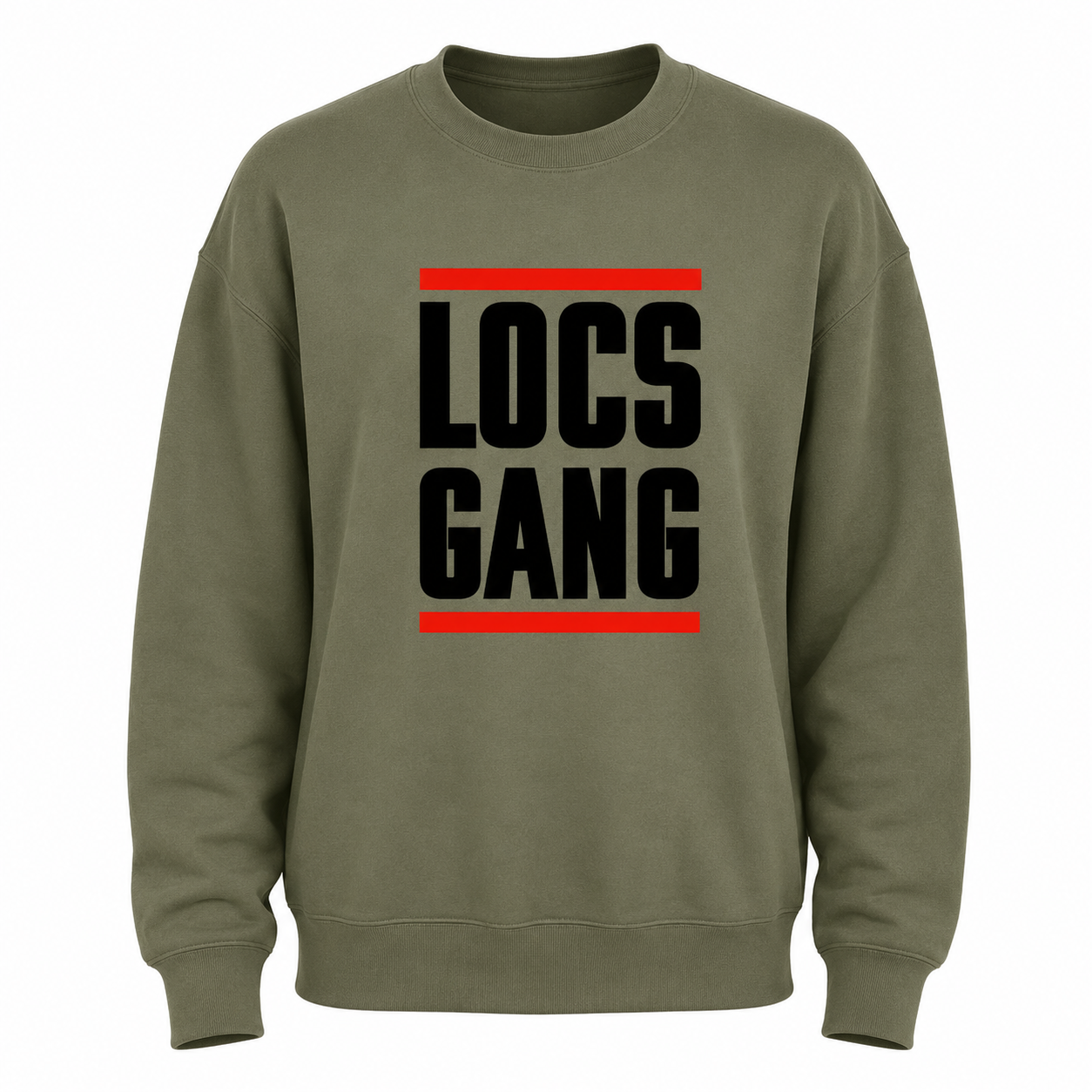 Locs Gang Sweatshirt (olive)