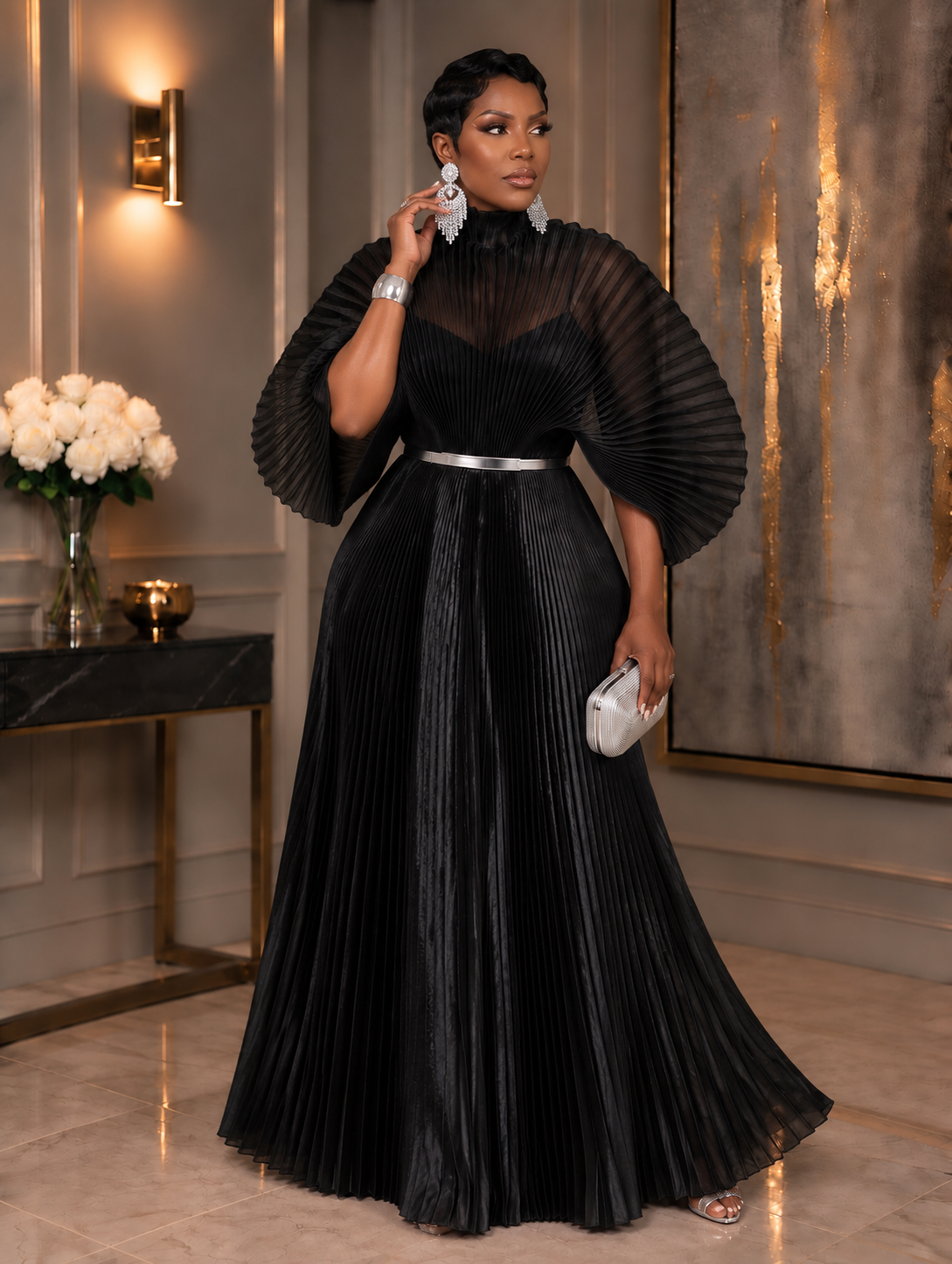 Deborah Maxi Dress (blk)
