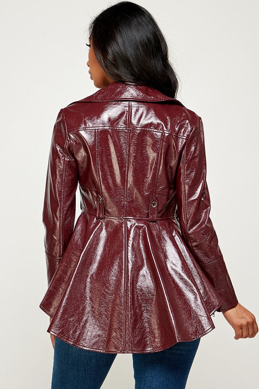 Valerius Leather Jacket (Burg)