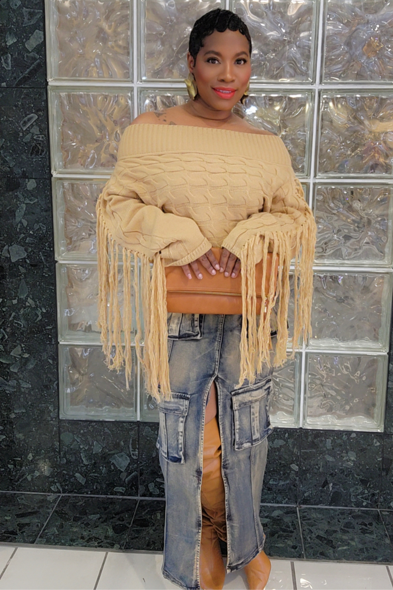 Enchanting Knit Sweater (Tan)