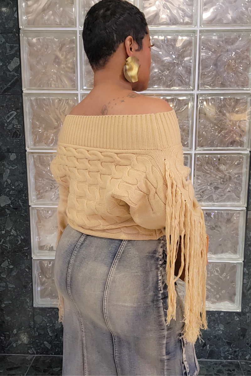 Enchanting Knit Sweater (Tan)