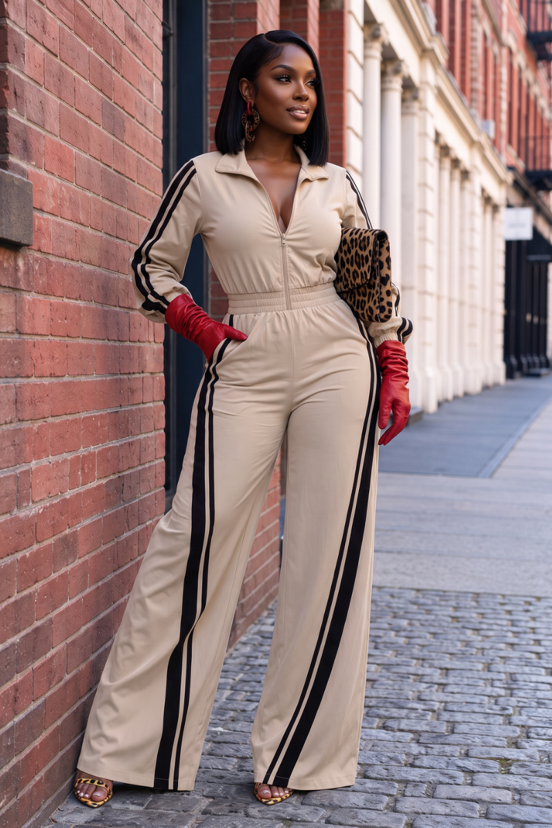 Kaylee Jumpsuit-Kha