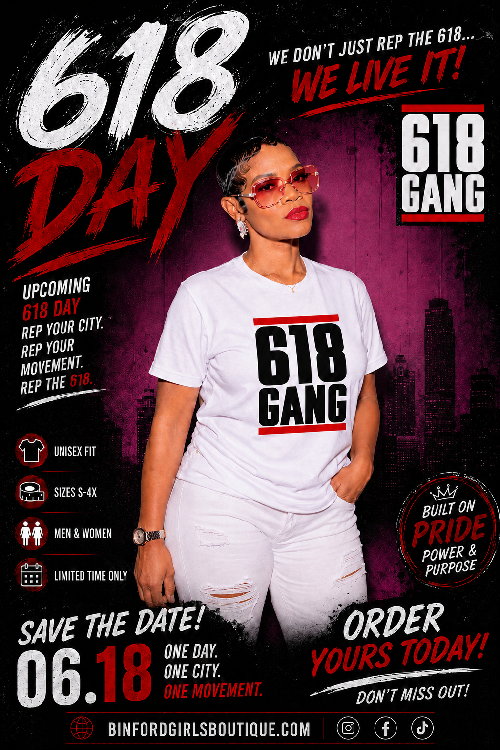 618 Gang T-shirt (white)