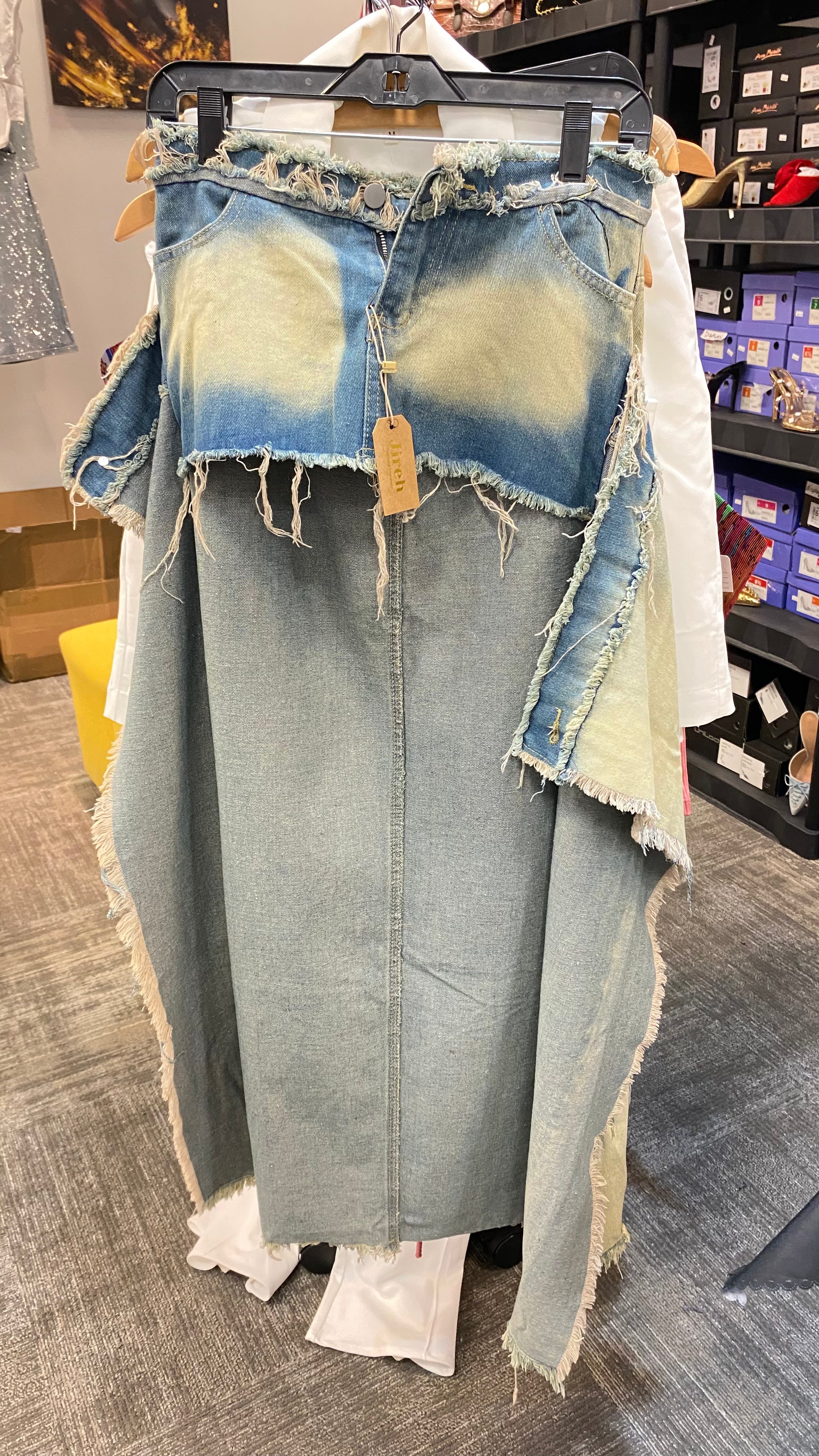 Barely There Denim Skirt