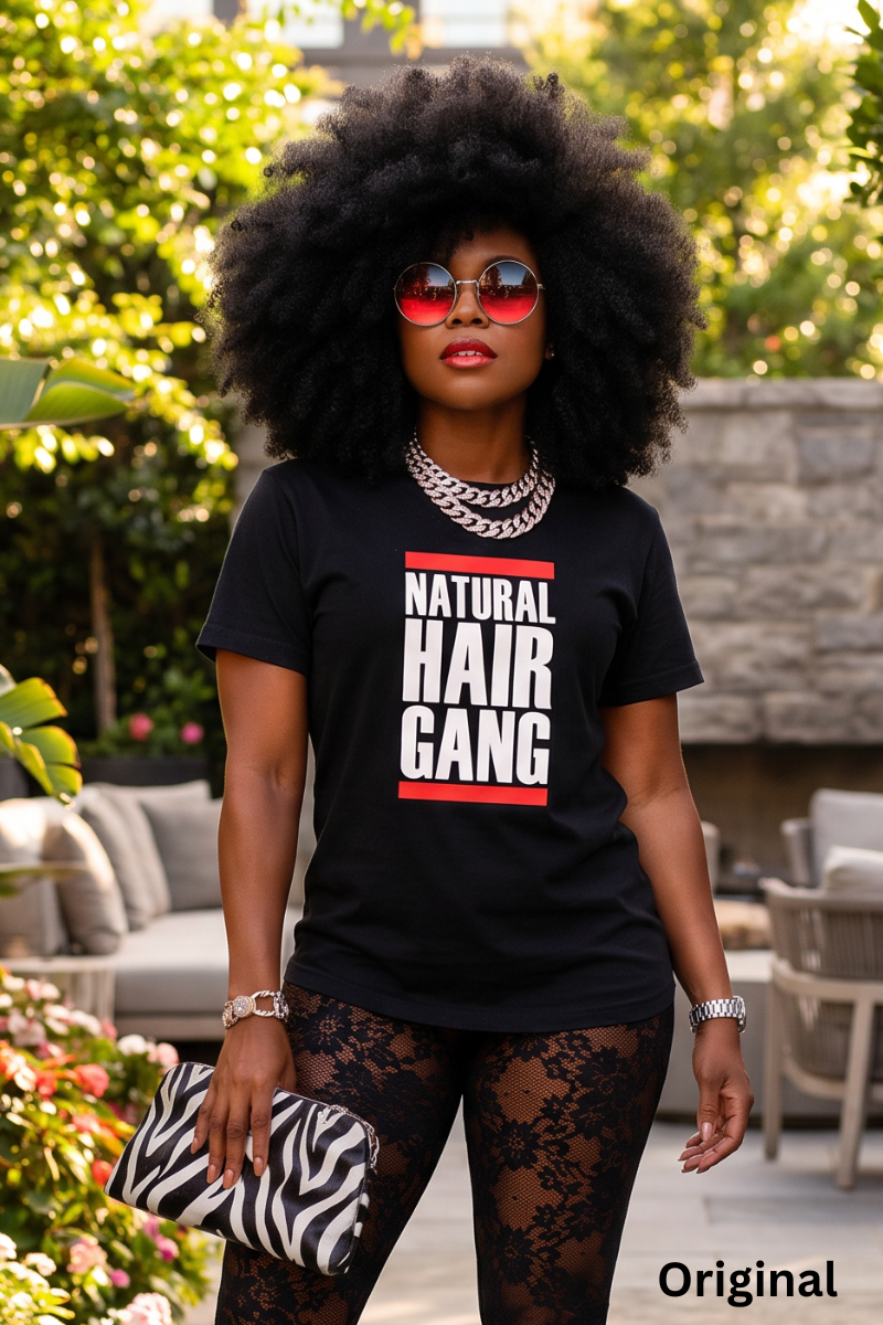 Natural Hair Gang T-shirt (Blk)