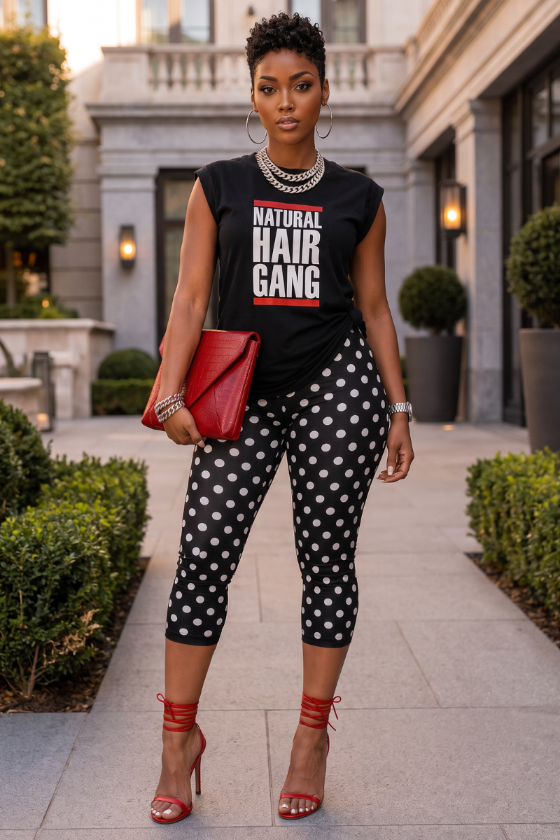 Natural Hair Gang T-shirt (Blk)