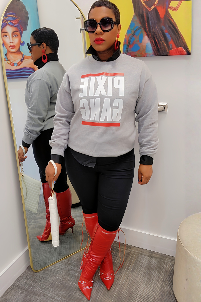 Pixie Gang Sweatshirt (Grey)