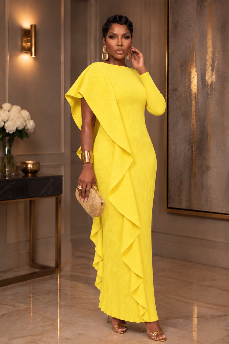 Ruth Maxi Dress (yllw)