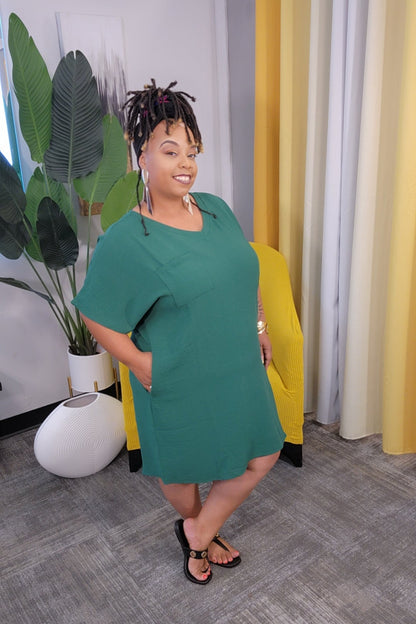 Just Chill Tshirt Dress (grn)