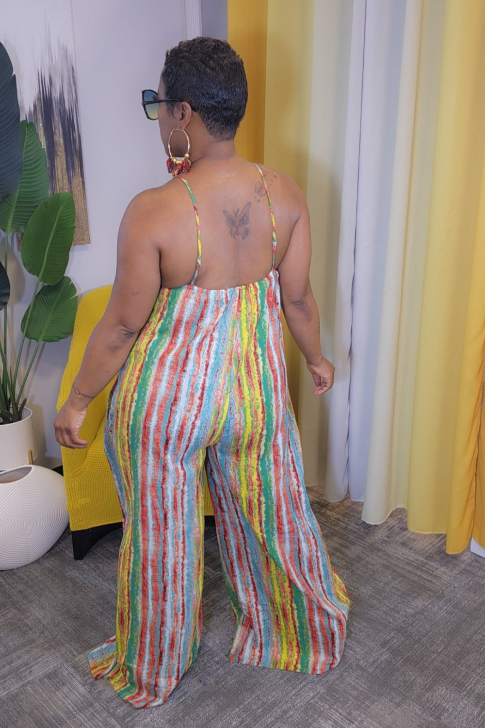 "Audrey" Wide Leg Jumpsuit (Ships on or Before 7-18)