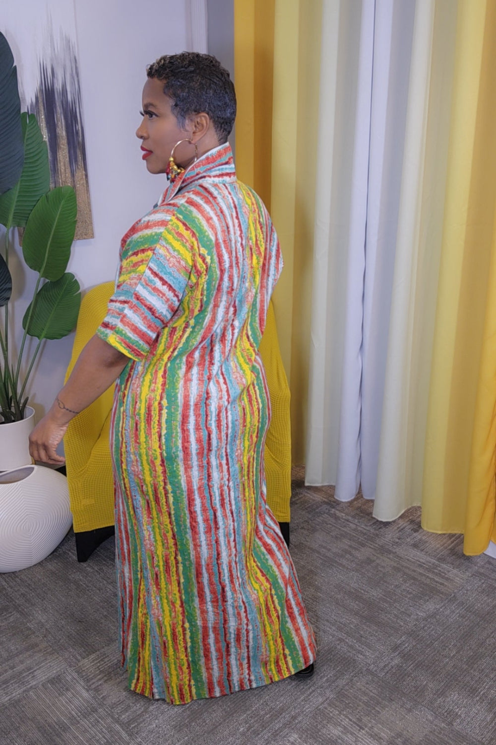 "Audrey" Maxi Shirt Dress