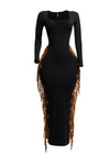 Obsession Maxi Dress -(Blk)