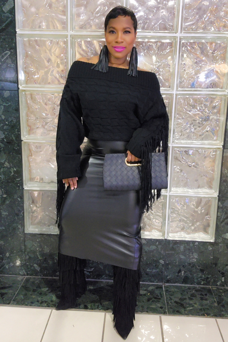 Enchanting Knit Sweater (blk)