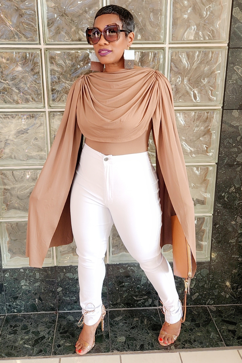 Fly Girl Bodysuit (taupe)