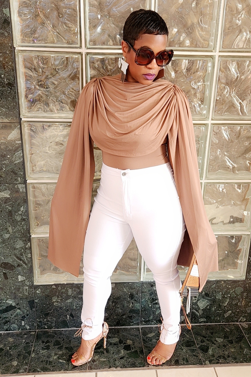 Fly Girl Bodysuit (taupe)
