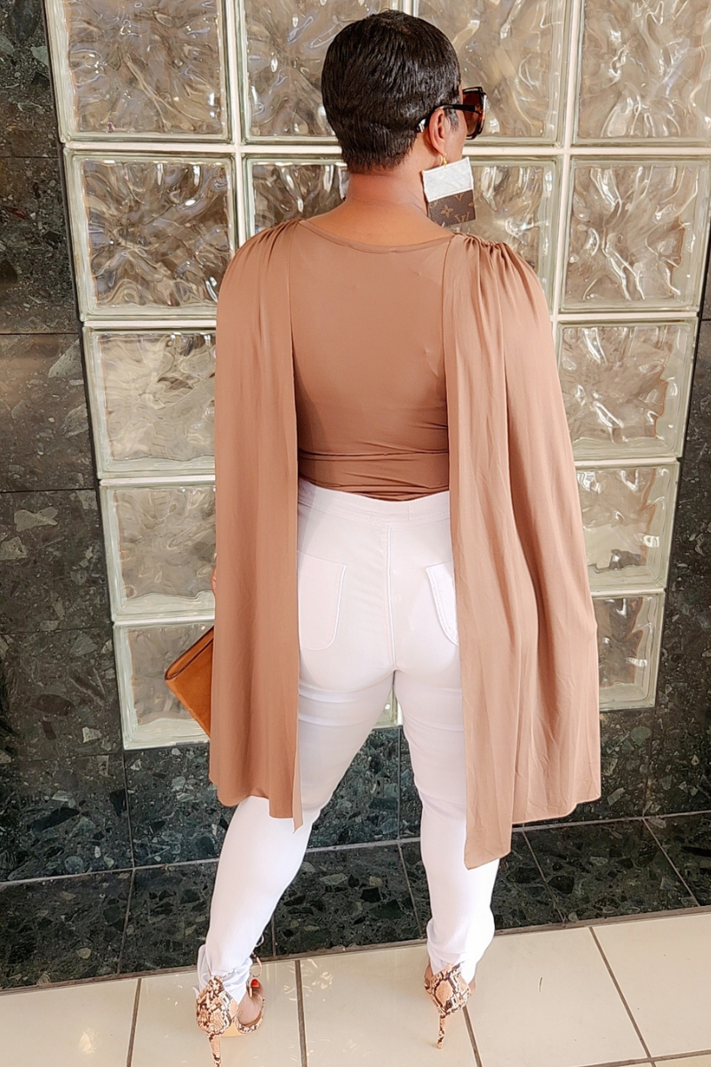 Fly Girl Bodysuit (taupe)