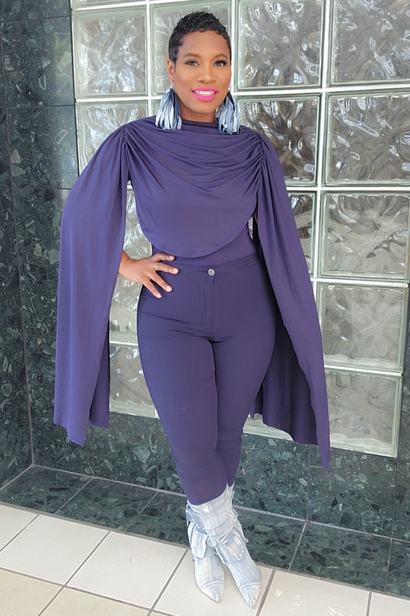 Fly Girl Bodysuit (Navy)