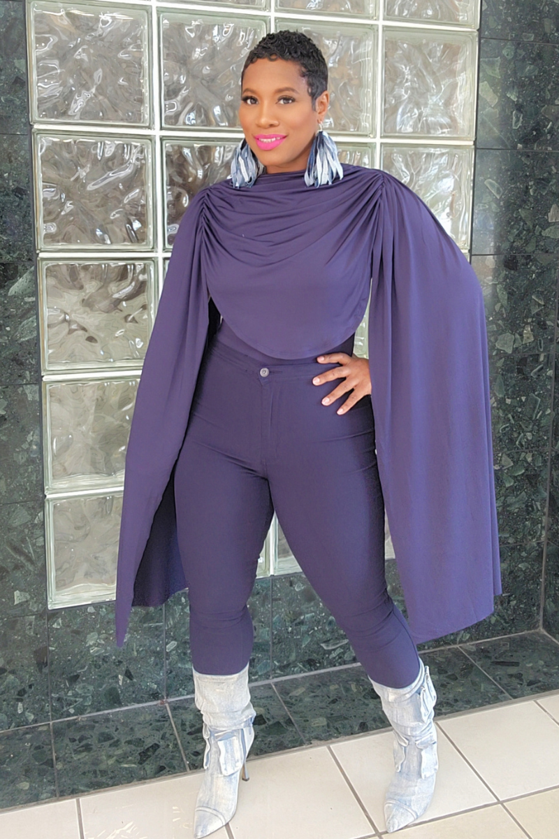 Fly Girl Bodysuit (Navy)