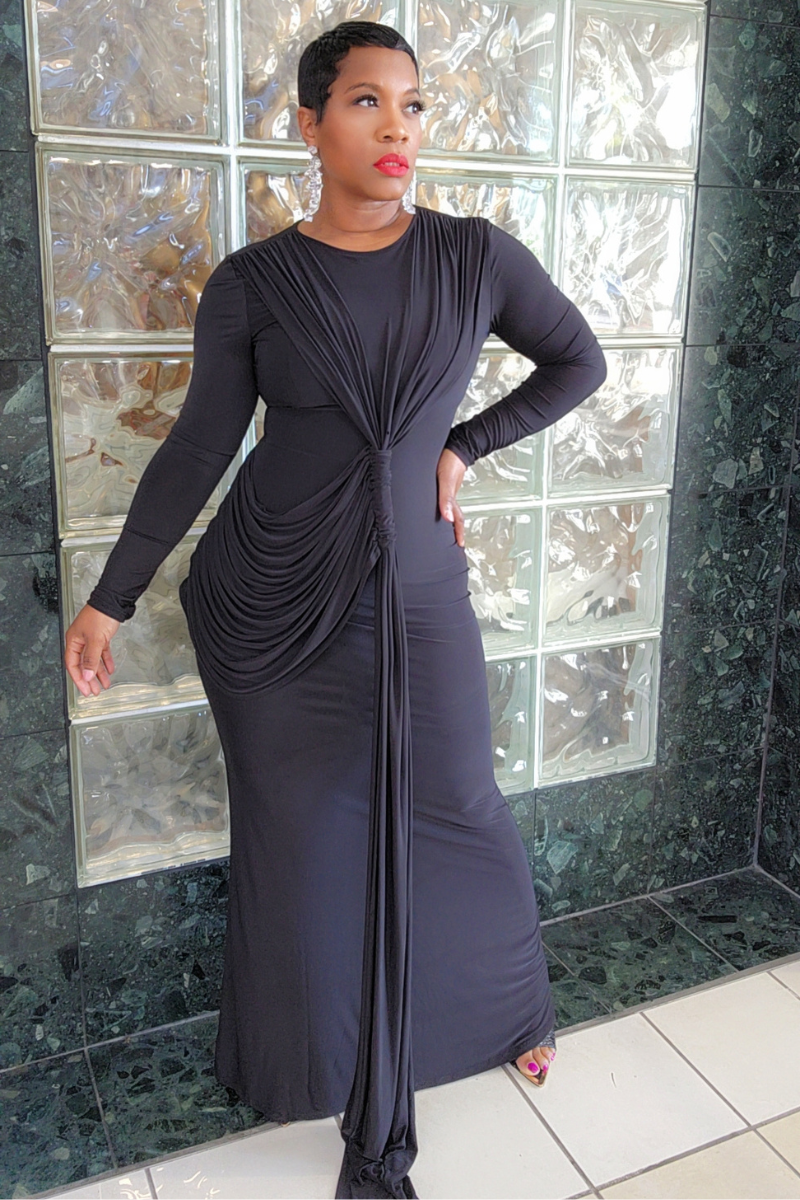 Dream Girl Maxi Dress (Blk)