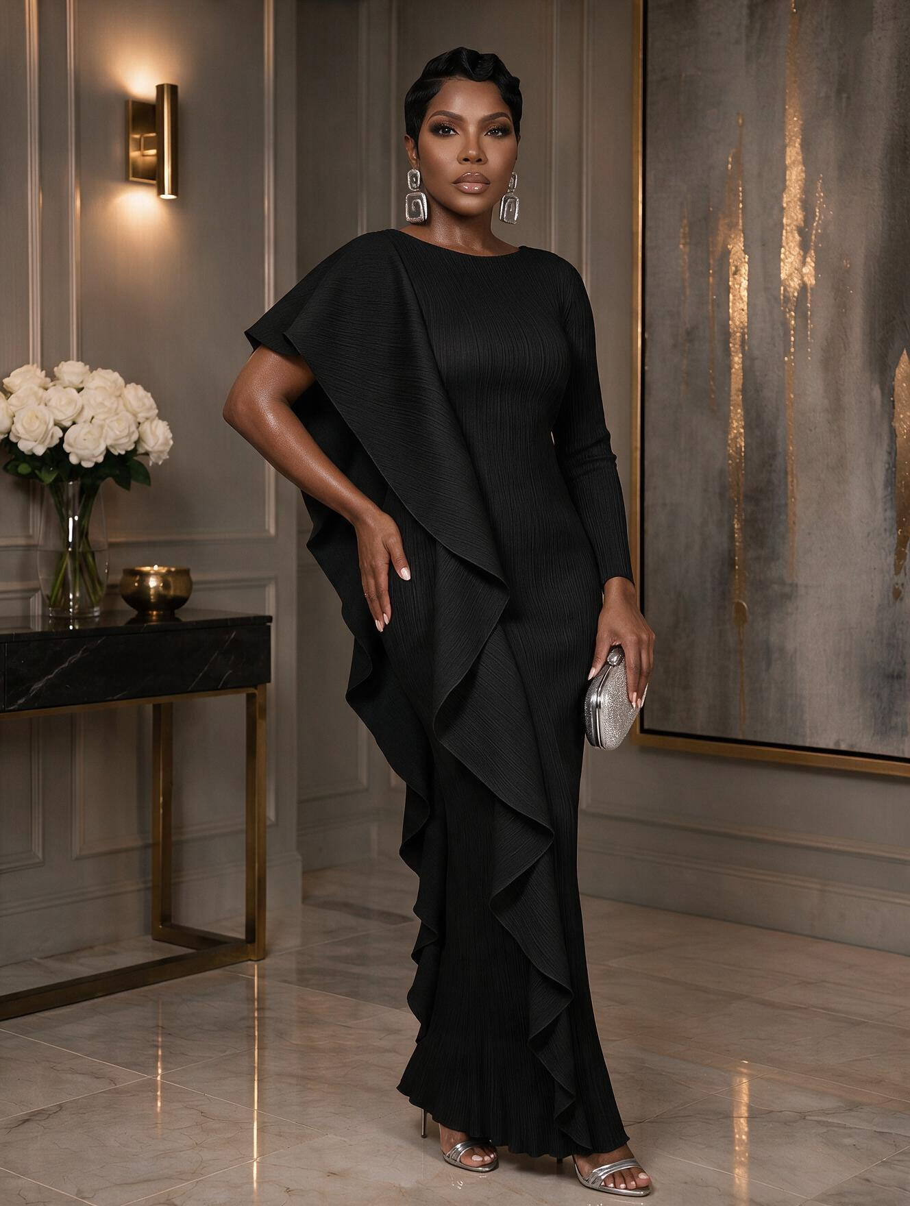 Ruth Maxi Dress (blk)