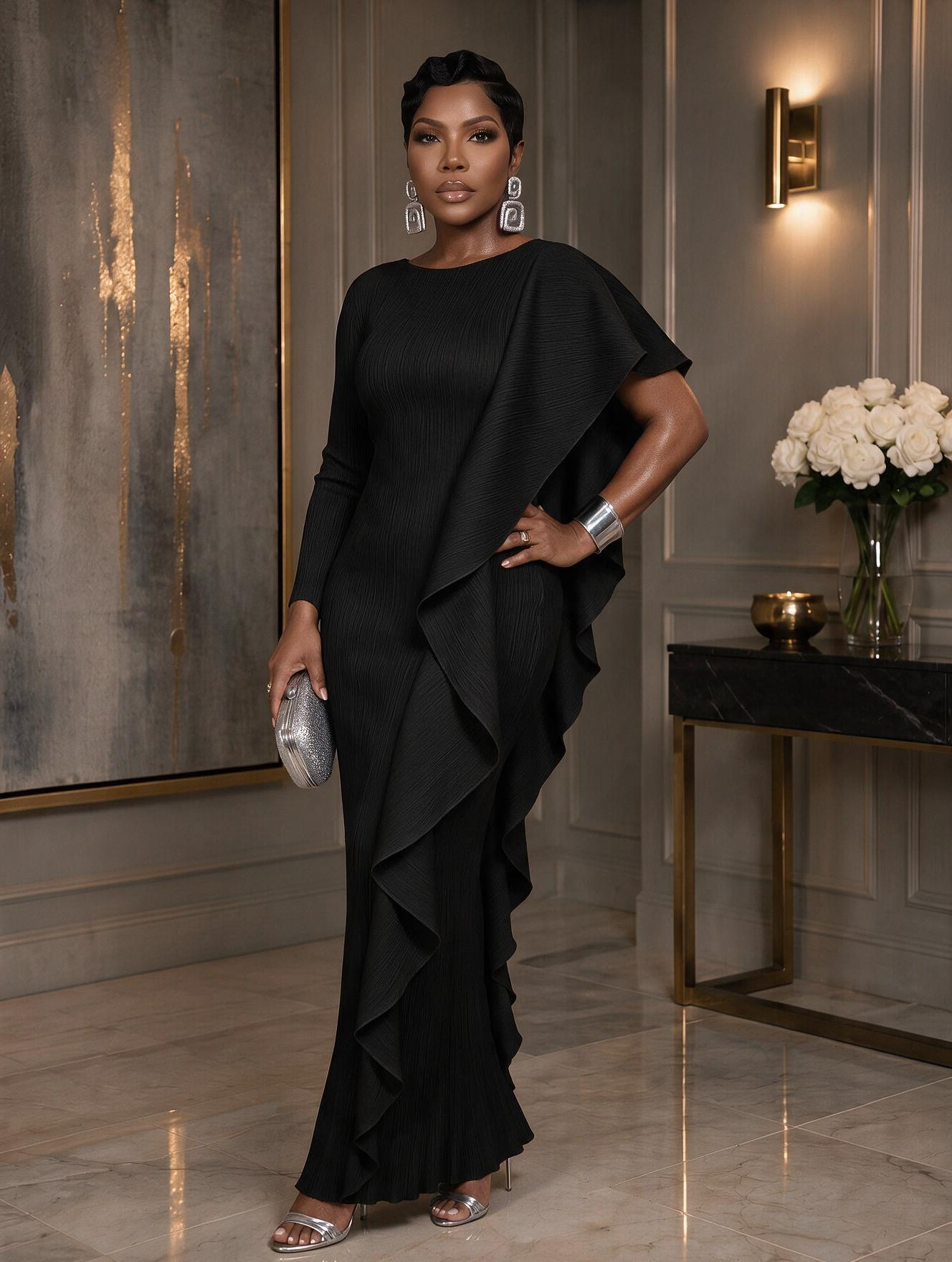 Ruth Maxi Dress (blk)