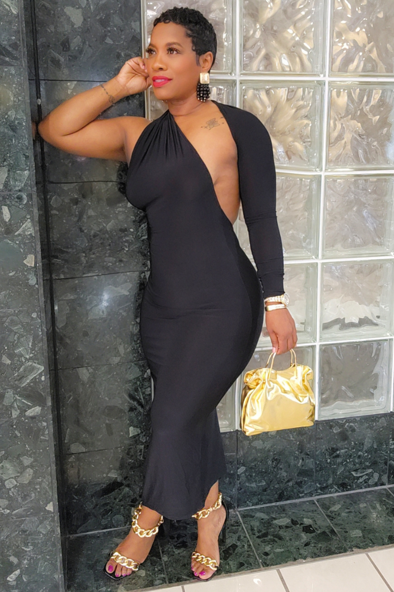 Sexy Love Maxi Dress (Blk)